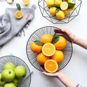 철제 와이어 멀티 라운드 바스켓 3종 그릇 바스켓 과일바구니 쿠키바구니 주방그릇