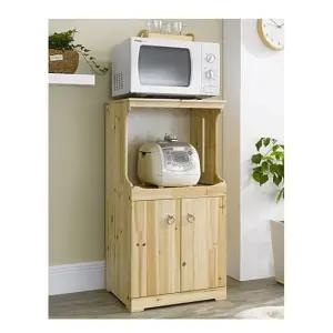 아름삼나무렌지대)전자렌지대 삼나무 원목 가구 전자렌지다이 밥솥수납 삼나무