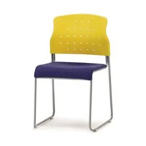 레인보우 쿠션방석-옐로우.청색천 사무용의자 학생용의자 다용도의자 회의용의자