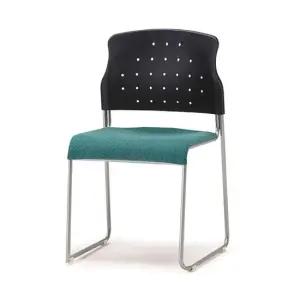 레인보우 쿠션방석-블랙.연두천 사무용의자 학생용의자 다용도의자 회의용의자