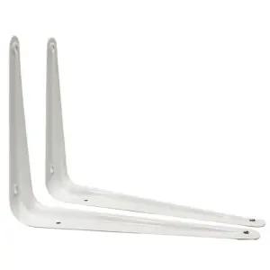 ㄱ선반받침대 2개입-화이트150x200)벽선반 고정선반 ㄱ선반받침대 2개입 150x200 벽선반