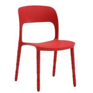 코비아 의자-레드 사출의자 카페의자 다용도의자 식당의자 업소용의자