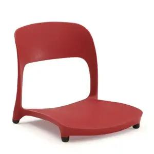 코비아 좌식의자-고정형-레드 좌식의자 1인용의자 등받이의자 좌식책상의자