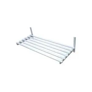 1m 타원형 부착식선반 건조대 행거 베란다 수납 선반 다용도선반 창고선반 벽부착선반