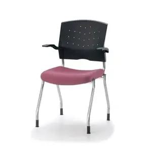 플러키고정-PS2120A2-블랙.자주 학생의자 사무용의자 고정의자 컴퓨터의자 다용도의자