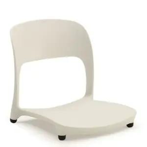 코비아 좌식의자-고정형-화이트 좌식의자 1인용의자 등받이의자 좌식책상의자