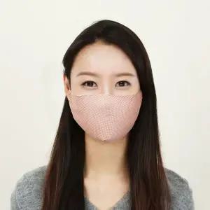 [핫트랙스]다회용 체크 면마스크 입체형 2겹(WFLOQYQ)