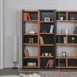 아트박스/인터데코 가로폭조절 책장 선반장 수납장 P00000JJ