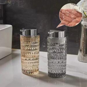 절묘한 유리 비누 솔루션 병 가정용 장식 샴푸 로션 호텔 목욕 젤 디펜서 액세서리