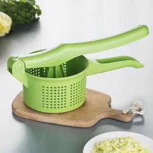 수동 오렌지 착즙기 스퀴저 가정용 녹색 스텐 플라스틱 레몬