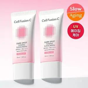 셀퓨전씨 잡티 토닝 썬스크린 35ml 더블기획 (UV에이징케어) SPF 50+ PA++++