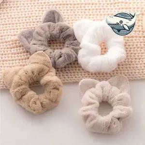 여성용 털복숭이 헤어밴드 귀여운 고양이귀 남자머리띠 벨벳머리띠