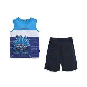 블랙야크 키즈 민소매 5부세트 R1BKSEM2916-BL