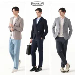 [인터메조][인터메조] 인터메조 26SS 트위드 워셔블 자켓 1종