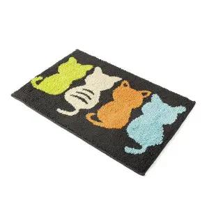 TBZ 다크그레이 인테리어 고양이 발매트 베란다매트