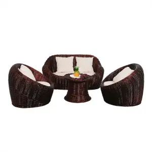 발코니 라탄 테이블세트 루프탑 테라스 실외 카페 인테리어