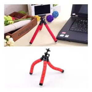 [하프클럽/]컬러 자바라 스마트폰 문어발 삼각대 촬영용 거치대