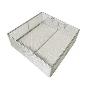 스텐 메쉬 사각 스테인레스 세척기 소쿠리 바구니