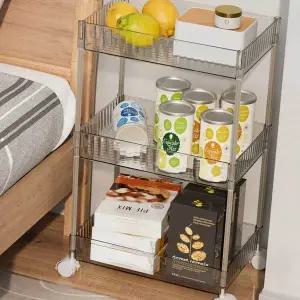 [RIZPICK]이동식선반 이동식트롤리 이동식선반3단