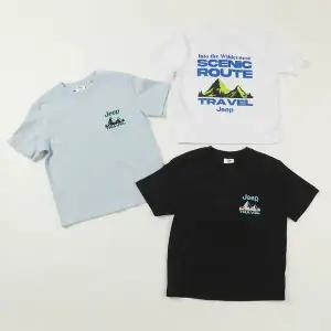 [지프키즈] 지프키즈 지프 트래블 등판 프린팅 티셔츠 KP2TSU216 3가지색상 [P003793532]