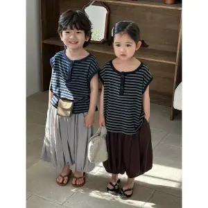 [베이비맥스] 클래식 스트라이프 민소매 티셔츠 R17194 [P003794348]