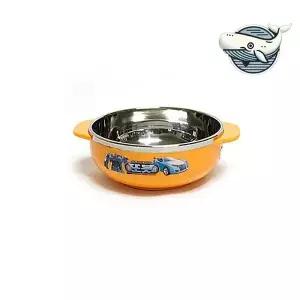 [에이치플러스몰]유아 이유식 대접 어린이 식기 또봇 스텐 대접