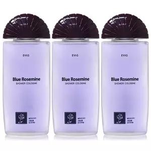 에바스 블루 로즈마인 샤워코롱 185ml 3개묶음