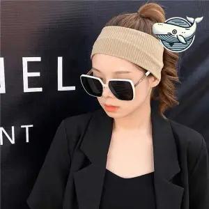 간편한 터번 스타일 헤어밴드 니트 두상 보호 헤어터번