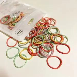 100입 고탄력 짱짱한 머리끈 헤어 고무줄