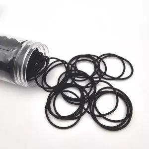 대용량 머리끈 검정 헤어곱창 100p