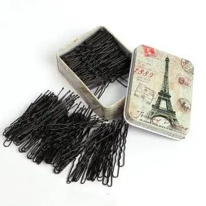 실핀 200p 머리 U자형 헤어핀 올림머리핀