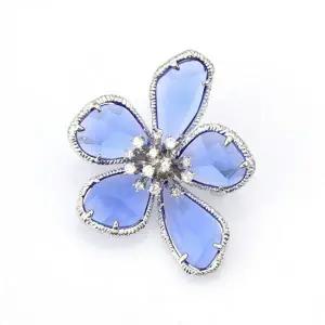 크리스탈 브로치 여자 귀걸이 핀 미니