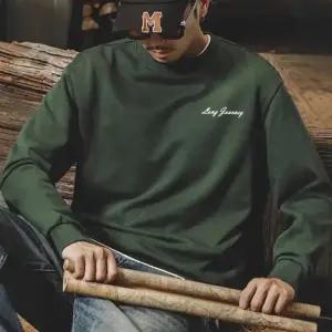 캐주얼 봄 빈티지 가을 남친 그린 맨투맨 옷 빅사이즈 DUCHI3