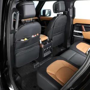 타이쿠 시트 등받이 보호대 가 밟는 충격 방지 아름다운 외관과 청소하기 쉬운 검은색 블랙 2개