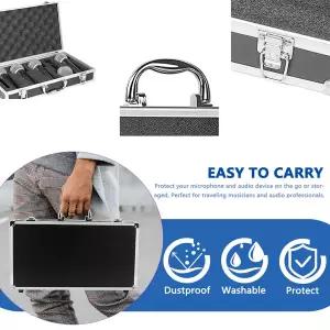 공구 상자 알루미늄 기기 케이스 보관 상자 휴대용 장비 공구함 정리함 대형 하드 케이스 알루미늄 여행 가