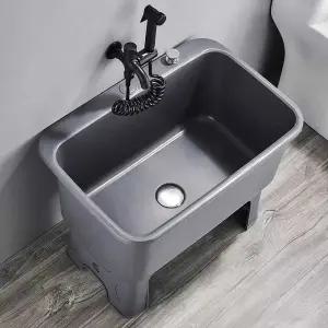 플라스틱 개수대 탕비실 간이 야외 빨래 설겆이 캠핑 싱크대