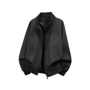 남친 캐주얼 가을 잠바 점퍼 바람막이 코트 상의 반카라 남녀 솔리드 admr3