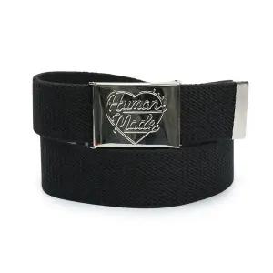 휴먼메이드 웹 벨트 블랙 HM31GD083-BK