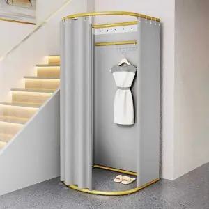 간이탈의실 간이피팅룸 탈의실커튼 의류매장 간편