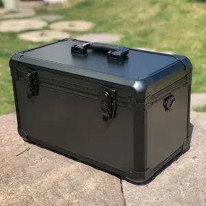 알루미늄 주최자 가방 대형 하드 케이스 도구 보관 상자 자동차 정비공을 다기능 방수 휴대용 도구 상자