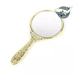 [콩심팥심]골드 손잡이 화장 거울 우아한 공주 스타일