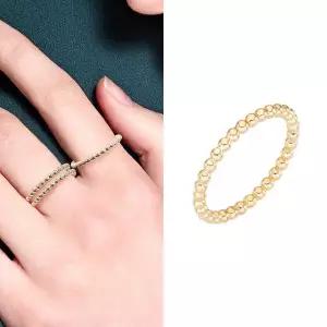 [골드퀸즈] 14K 퐁퐁 버블링 반지 (10호~15호)