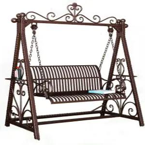 야외 흔들의자 그네의자 청동 앤티크 철제 카페 정원
