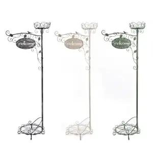 가드닝정원꾸미기소품 철제환영간판 마당 텃밭장식 빈티지