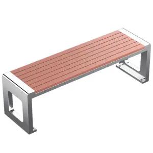 스테인레스 공원 벤치 야외 정원 2인용 긴의자 실외 철제 의자