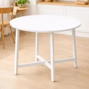 아트박스/가구느낌 오접이식테이블 900x900 원형 4인 철제 폴딩 식탁