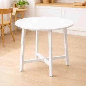 아트박스/가구느낌 오접이식테이블 700x700 원형 2인 철제 폴딩 식탁