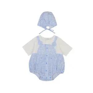 [롯데백화점]아가방 노아곰7부바디수트(모자)(BLUE) 01T327904