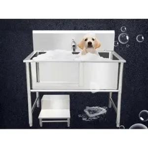 스테인레스 강아지욕조 목욕통 스텐 업소 스파 대형 유리