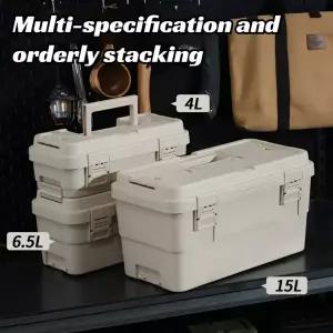 방수 하드 캐리 케이스 도구 보관 상자 원예 도구 주최자 하드웨어 세트 상자 플라스틱 두꺼운 자동차 계층